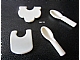 invID: 296056731 P-No: 30111  Name: Belville Accessories - Complete Sprue - Baby Bibs and Spoons