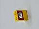 invID: 297897659 P-No: 3245bpb04  Name: Brick 1 x 2 x 2 with Inside Axle Holder with Mail Envelope Pattern (Sticker) - Set 7731