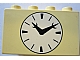 invID: 341753891 P-No: 31111pb011  Name: Duplo, Brick 2 x 4 x 2 with Clock Pattern