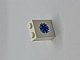 invID: 298168794 P-No: 3245cpb020  Name: Brick 1 x 2 x 2 with Inside Stud Holder with Blue EMT Star of Life on Transparent Background Pattern (Sticker) - Set 60023