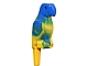invID: 299001539 P-No: 27063pb01  Name: Bird, Parrot with Large Beak with Marbled Blue Pattern