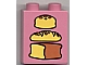 invID: 133526381 P-No: 4066pb037  Name: Duplo, Brick 1 x 2 x 2 with 3 Loaves of Bread, Middle Dark Pattern