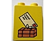 invID: 299260191 P-No: 4066pb180  Name: Duplo, Brick 1 x 2 x 2 with Parcel and Mail Envelope Pattern