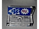 invID: 299698840 P-No: 4865pb064  Name: Panel 1 x 2 x 1 with White and Blue Flower and Pricing 