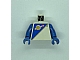 invID: 300645229 P-No: 973p6cc01  Name: Torso Futuron Uniform with Blue Panel, Gold Zipper, and Classic Space Logo Pattern / Blue Arms / Blue Hands