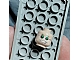 invID: 301769741 P-No: 3626bpb0200  Name: Minifigure, Head Brown Eyebrows, Silver Glasses with Black and Green Lenses, Cheek Lines, Chin Dimple, Bared Teeth Pattern - Blocked Open Stud