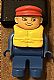 invID: 302042023 M-No: 4555pb126  Name: Duplo Figure, Male, Blue Legs, Blue Top, Life Jacket, Red Cap, no White in Eyes pattern