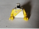 invID: 302219578 P-No: 973p6ec01  Name: Torso Space Futuron Yellow Pattern, Gold Zipper and Classic Logo / Yellow Arms / Yellow Hands