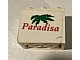 invID: 302273967 P-No: 4532apb01  Name: Container, Cupboard 2 x 3 x 2 - Solid Studs with 'Paradisa' and Green Palm Leaves Pattern (Sticker) - Set 6410