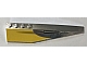 invID: 304411363 P-No: 42060pb16  Name: Wedge 12 x 3 Right with Plain Yellow and Missile Groove Pattern (Sticker) -Set 10026