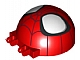 invID: 304636372 P-No: 50747pb18  Name: Windscreen 6 x 6 x 3 Canopy Half Sphere with Dual 2 Fingers with Spider-Man Face and Dark Red Webbing Pattern