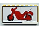 invID: 305523036 P-No: BA002pb01  Name: Stickered Assembly 8 x 1 x 3 1/3 with Motorcycle Sticker Pattern (Sticker) - Set 6373 - 2 Panel 1 x 4 x 3 and 1 Plate 1 x 8