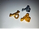 invID: 305701805 P-No: 98132  Name: Minifigure Armor Shoulder Pads with Scabbard for Two Katanas