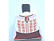 invID: 187039291 P-No: 973pb0602  Name: Torso Indiana Jones Female Blouse with Red and Bright Pink Embroidery Pattern