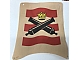 invID: 305974697 P-No: sailbb17  Name: Cloth Sail 25 x 25 Square with Crossed Cannons Pattern