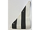 invID: 306097560 P-No: sailbb15  Name: Cloth Sail Triangular 15 x 22 with Black Thick Stripes Pattern