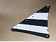 invID: 306509219 P-No: sailbb15  Name: Cloth Sail Triangular 15 x 22 with Black Thick Stripes Pattern