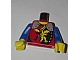 invID: 306609978 P-No: 973pb0105c02  Name: Torso Castle Armor with Standing Dragon and Silver Shoulders, Yellow Neck Pattern / Blue Arms / Yellow Hands