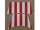 invID: 393087282 P-No: sailbb75c01  Name: Cloth Sail Assembly of 2 Sails with Red Thick Stripes Pattern