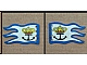 invID: 307509135 P-No: x376px5  Name: Cloth Flag 8 x 5 Wave with Blue Border and Crown and Anchor Pattern