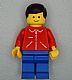 invID: 307521127 M-No: jred001  Name: Jacket Red with Zipper - Red Arms - Blue Legs, Black Male Hair