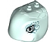 invID: 308637128 P-No: 35686pb01  Name: Turtle Head with Eyes and Metallic Light Blue Swirls Pattern