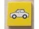 invID: 309713040 P-No: 3068pb0203  Name: Tile 2 x 2 with White Car Pattern