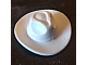 invID: 311767379 P-No: 13565  Name: Minifigure, Headgear Hat, Very Wide Brim, Outback Style (Fedora)