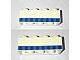invID: 313671357 P-No: 3001oldpb03  Name: Brick 2 x 4 with Plane Windows 8 in Thin Blue Stripe Pattern