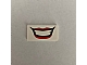 invID: 314744517 P-No: 87079pb0477  Name: Tile 2 x 4 with Large Smile with Red Lips Pattern