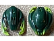 invID: 315379725 P-No: 64327pb01  Name: Bionicle Mask Baranus V7 / Skopio XV-1 Flip Mask with Marbled Lime Pattern