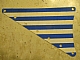 invID: 318039115 P-No: sailbb03  Name: Cloth Sail Triangular 14 x 22 with Blue Thin Stripes Pattern