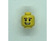invID: 318105078 P-No: 3626bpb0510  Name: Minifigure, Head Male Thick Reddish Brown Eyebrows, White Pupils and Lopsided Grin with Teeth Pattern - Blocked Open Stud