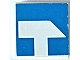 invID: 319126492 P-No: 3068pb0151  Name: Tile 2 x 2 with White Tool Sledgehammer on Blue Background Pattern (Sticker) - Set 6378