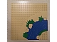 invID: 271791090 P-No: 2359px1  Name: Baseplate 32 x 32 with 7-Stud Road Curve and River Blue/Green Pattern