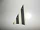 invID: 321804209 P-No: sailbb15  Name: Cloth Sail Triangular 15 x 22 with Black Thick Stripes Pattern