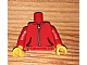 invID: 321857630 P-No: 973pb2390c01  Name: Torso Hoodie with 2 Pockets and Silver Zipper Pattern / Red Arms / Yellow Hands