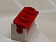 invID: 322882645 P-No: 3937c11  Name: Hinge Brick 1 x 2 with Red Top Plate (3937 / 3938)