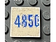 invID: 323114422 P-No: 3068pb0874  Name: Tile 2 x 2 with Blue '4850' Pattern (Sticker) - Set 4850
