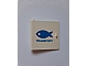 invID: 325524806 P-No: 3195pb01  Name: Door 1 x 5 x 4 Left with Blue Fish & TRANSPORT Pattern