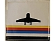 invID: 326813495 P-No: BA006pb04  Name: Stickered Assembly 4 x 1 x 3 with Classic Airport Logo Pattern (Sticker) - Sets 6392 / 6396 - 3 Brick 1 x 4