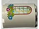 invID: 327151771 P-No: 6259pb027  Name: Cylinder Half 2 x 4 x 4 with Window and Flower Box Pattern