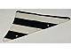 invID: 297968516 P-No: sailbb15  Name: Cloth Sail Triangular 15 x 22 with Black Thick Stripes Pattern