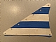 invID: 327615966 P-No: sailbb20  Name: Cloth Sail Triangular 15 x 22 with Blue Thick Stripes Pattern