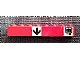 invID: 328401617 P-No: 3008pb135  Name: Brick 1 x 8 with Black Arrow, Suitcase and Key on White Background Pattern (Stickers) - Set 148