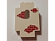 invID: 329055972 P-No: 4444p06  Name: Panel 2 x 5 x 6 Wall with Window with Red Bricks Scattered Pattern