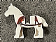 invID: 329227891 P-No: 4493c01pb08  Name: Horse with Black Eyes, White Pupils, Dark Brown Bridle and Reddish Brown Harness with Gold Tassels Pattern