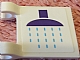 invID: 329312186 P-No: 2335pb170  Name: Flag 2 x 2 Square with Dark Purple Rainhead Shower and Dark Azure Drops Pattern (Sticker) - Set 41313