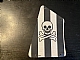 invID: 330527221 P-No: sailbb16  Name: Cloth Sail 2 with Black Stripes, Skull and Crossbones Pattern