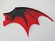 invID: 331326573 P-No: 51342pb07  Name: Dragon Wing 19 x 11 with Marbled Red Trailing Edge Pattern